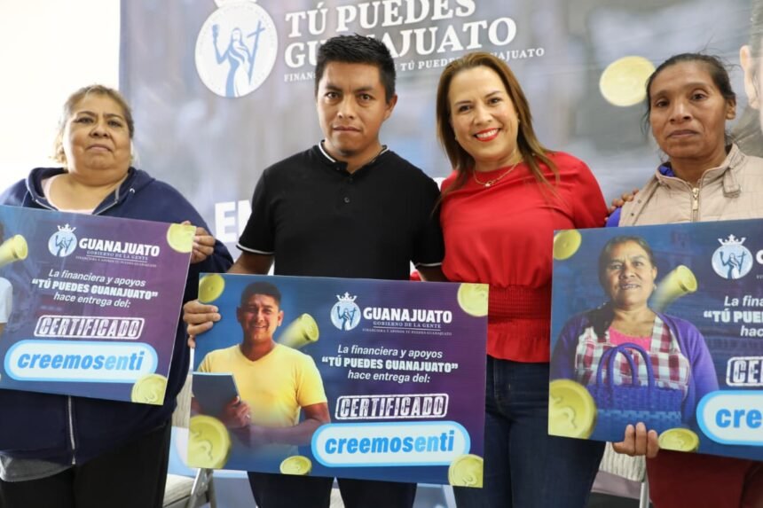 Tú Puedes Guanajuato entrega apoyos de 7,000 pesos en Villagrán y Cortázar