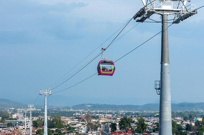 Uruapan, Michoacán, recibe primeras 40 cabinas del teleférico