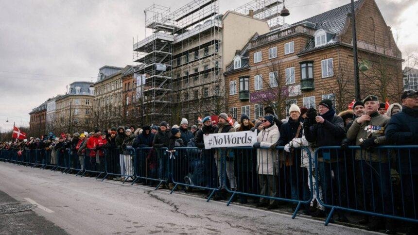 Veteranos protestan en embajada EE. UU. en Copenhague por comentarios de Trump