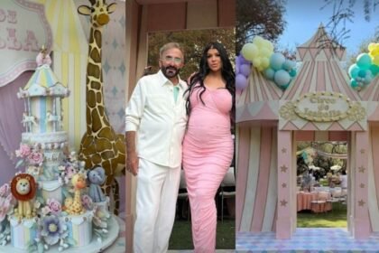 Vicente Fernández Jr. celebra baby shower en rancho Los Tres Potrillos