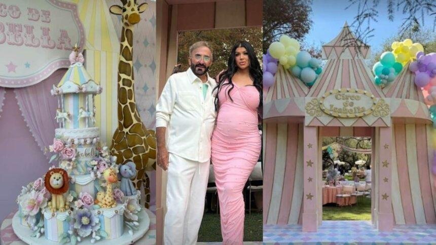 Vicente Fernández Jr. celebra baby shower en rancho Los Tres Potrillos