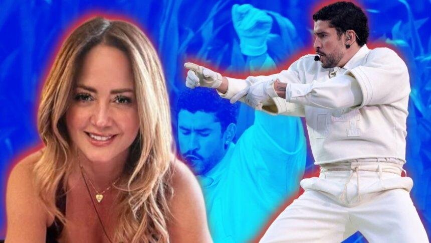 Andrea Legarreta responde a críticas por el show de Bad Bunny