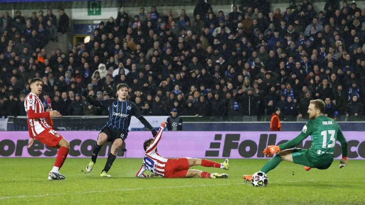 Atlético cede 2-0 y Brujas iguala la ida del repechaje