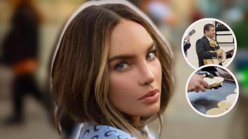 Belinda sorprende al elenco de "Carlota" con mariachi y tacos
