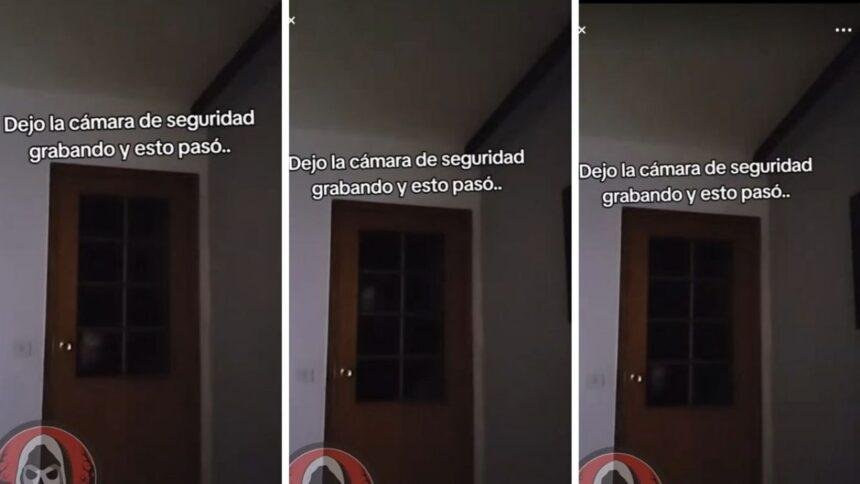 Cámara de seguridad capta un rostro en plena madrugada