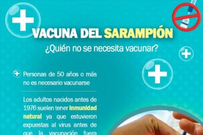 Ciudad de México: adultos mayores de 50 presentan inmunidad natural al sarampión