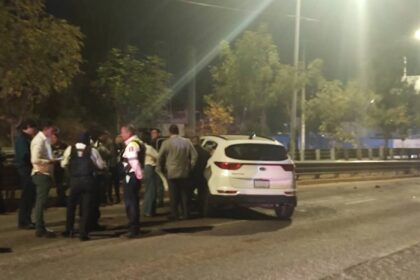 Conductor provoca carambola de seis vehículos en el centro de la ciudad