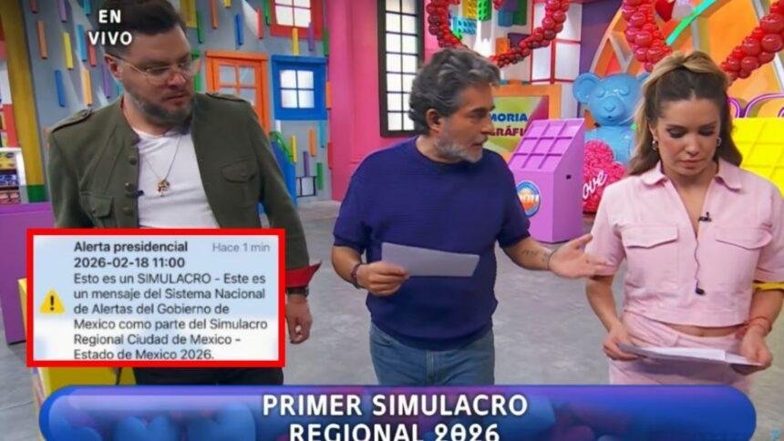 Conductores de Hoy vivieron el primer simulacro regional en vivo