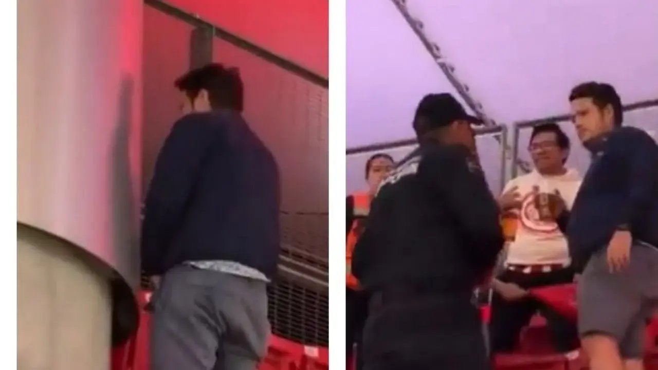 Detienen a aficionado de Chivas por orinar en Estadio Akron