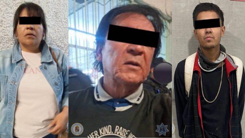 Detienen a tres por extorsión en tianguis San Juan Bosco, León