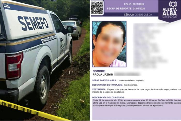 Encuentran muerta mujer reportada desaparecida; presenta signos de violencia