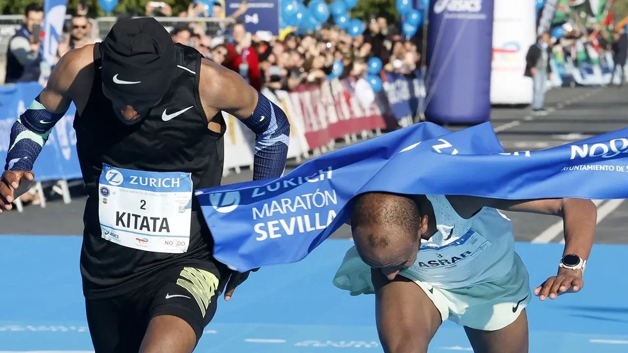 Foto-finish decide el Maratón de Sevilla