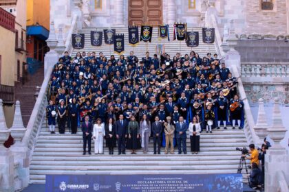 Gobernadora declara Estudiantina de la Universidad de Guanajuato Patrimonio Cultural Intangible