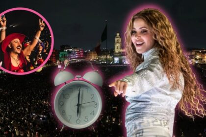Hora del concierto de Shakira en el Zócalo