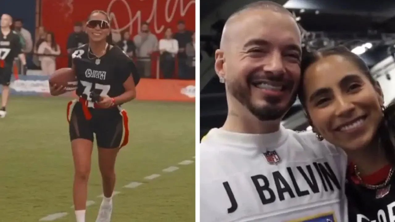 J Balvin elogia a Diana Flores tras tochito previo al Super Bowl