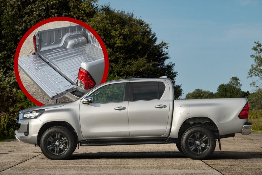 Pick-up resistente con motor duradero, 1,100 km/depósito, carga útil >800 kg