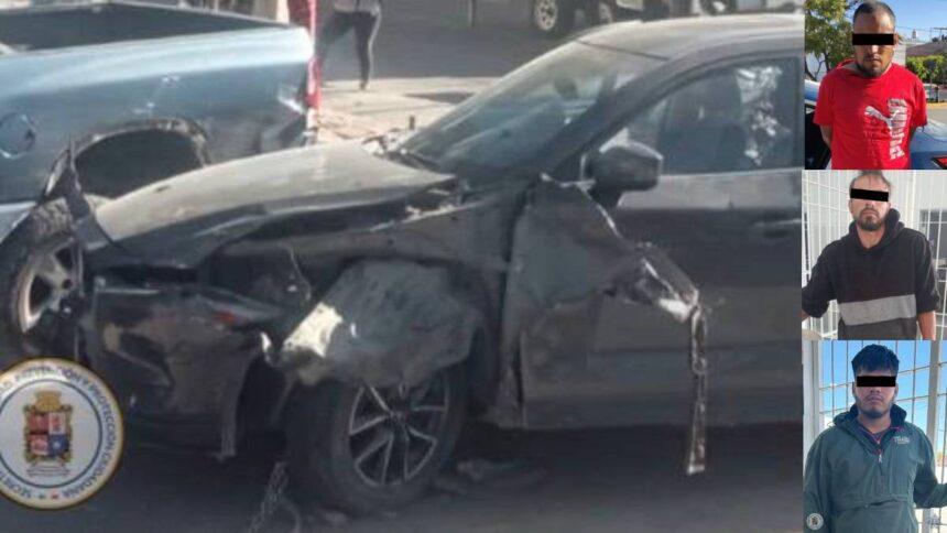 Policía detiene a tres personas armadas en operativo