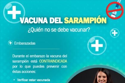 Secretaría de Salud de Guanajuato recomienda medidas a embarazadas contra sarampión