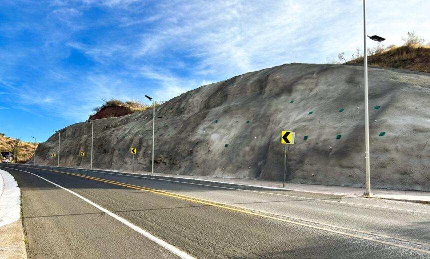 SOP concluye estabilización de taludes en vialidad Diego Rivera, Guanajuato capital