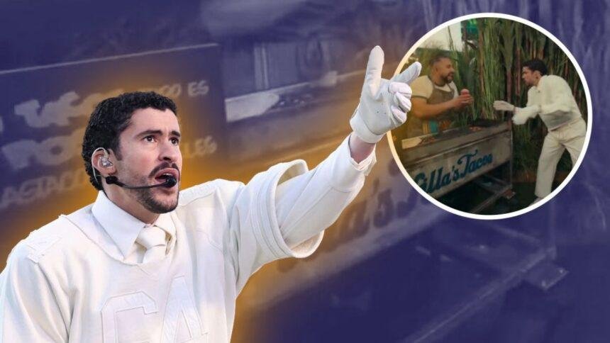 Taquero michoacano que apareció con Bad Bunny en el Super Bowl