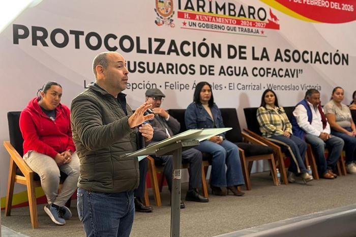 Tarímbaro, Michoacán: Gobierno impulsa gestiones para garantizar agua potable