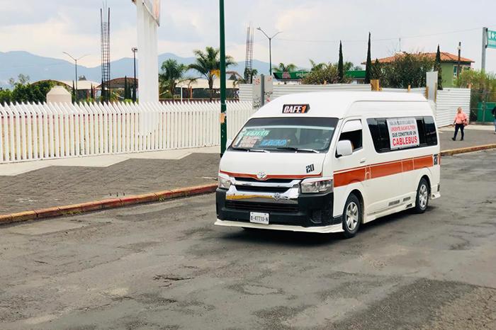 Transporte público se restablece de forma gradual en Michoacán