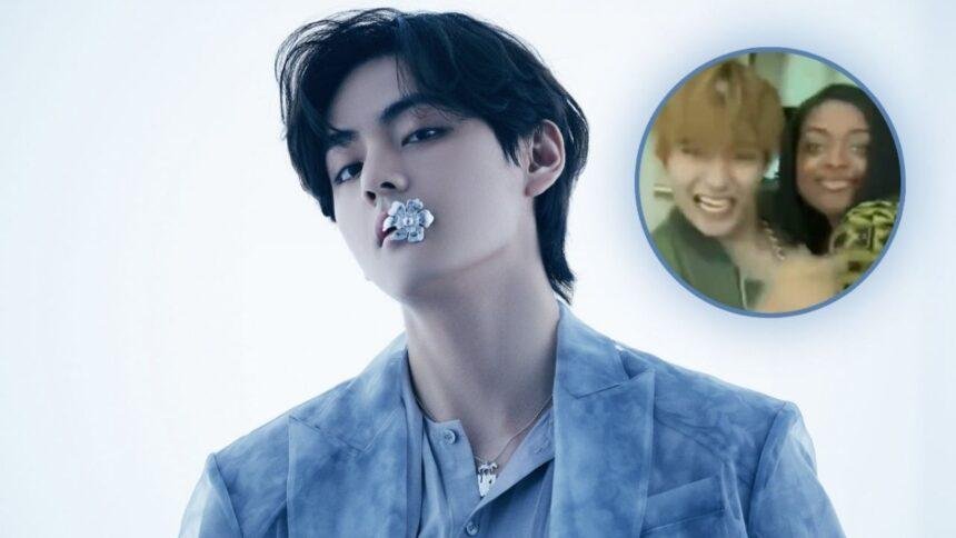 V de BTS acusado de racismo por su reacción al abrazar joven