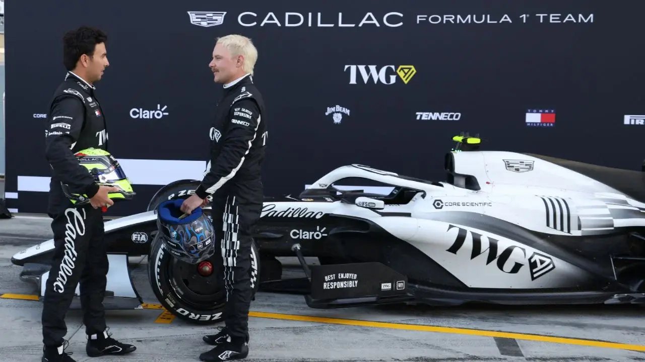 Valtteri Bottas elogia a su compañero Checo Pérez en Cadillac