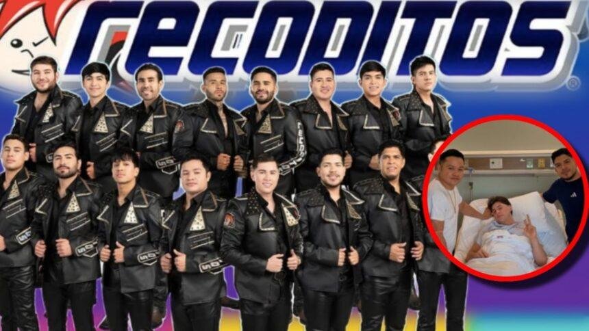 Vocalista de Los Recoditos aparece en camilla; preocupa a seguidores