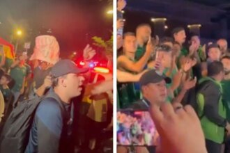 Aficionados bolivianos cantan a la selección en Monterrey antes del repechaje
