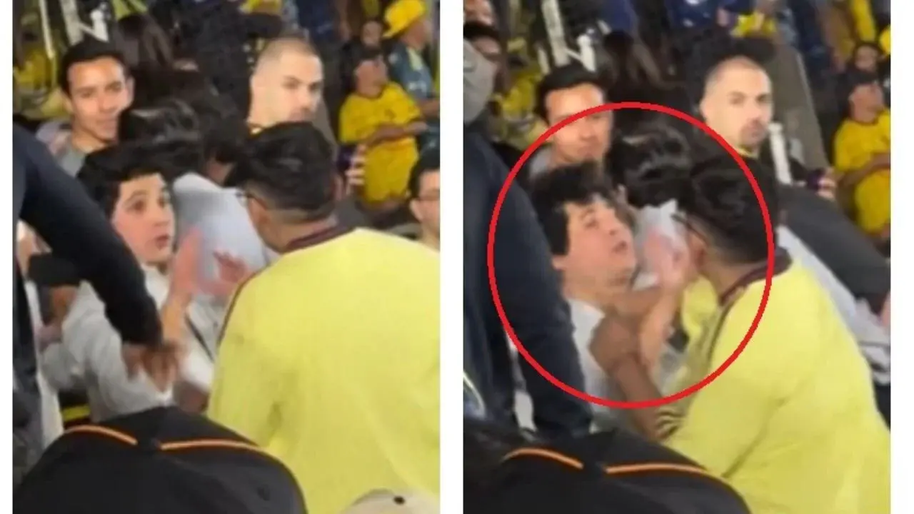 Aficionados del América expulsan a dos hinchas de Tigres; uno fue golpeado