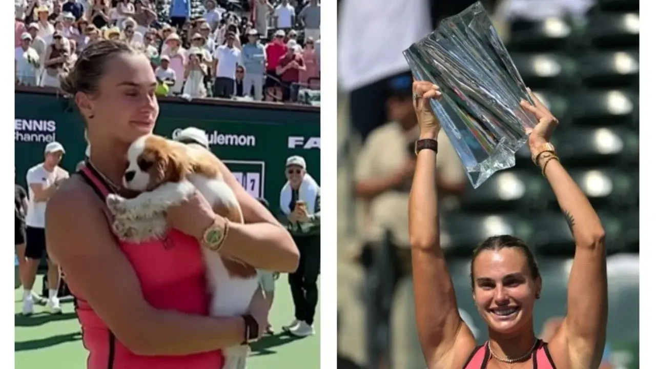 Aryna Sabalenka gana Indian Wells, anuncia compromiso y presenta cachorro