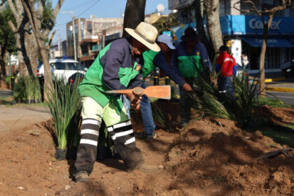 Ayuntamiento de Morelia rehabilita parque lineal del Bulevar García de León