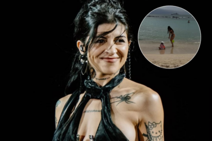 Cazzu comparte tiernas fotos en la playa con Inti tras polémica