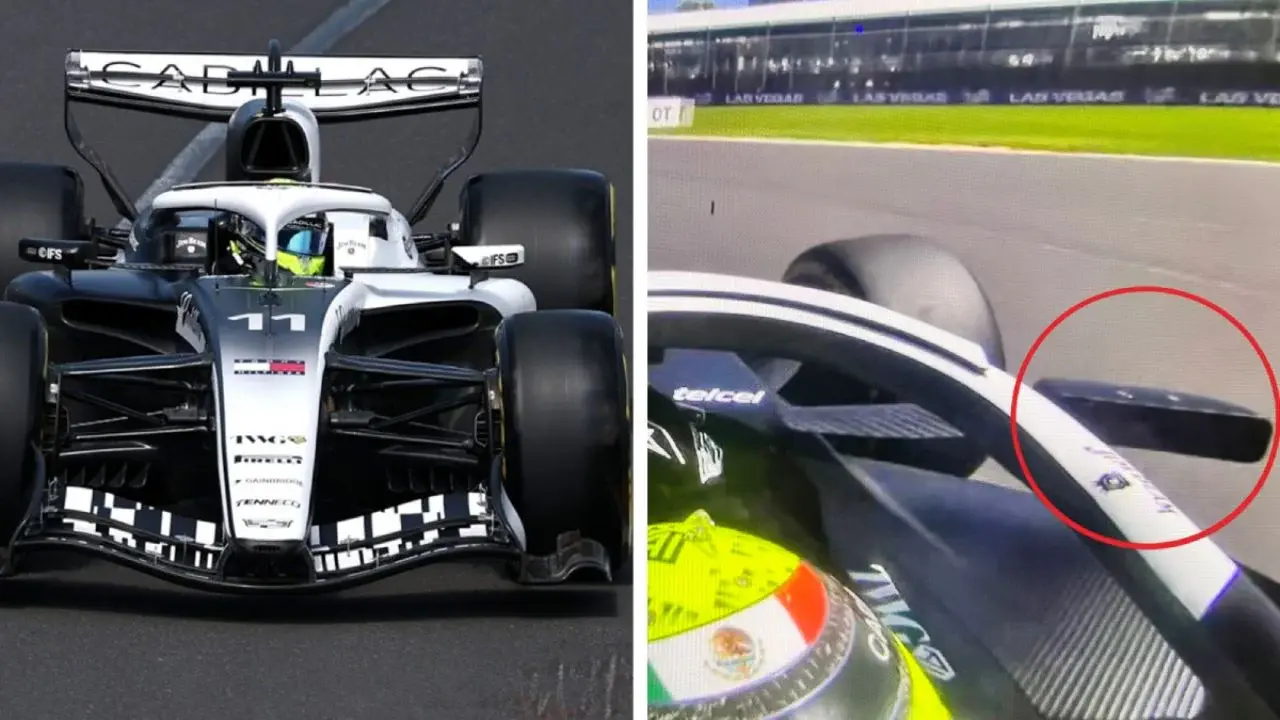 Checo Pérez 20º en primera práctica GP Australia tras perder un espejo