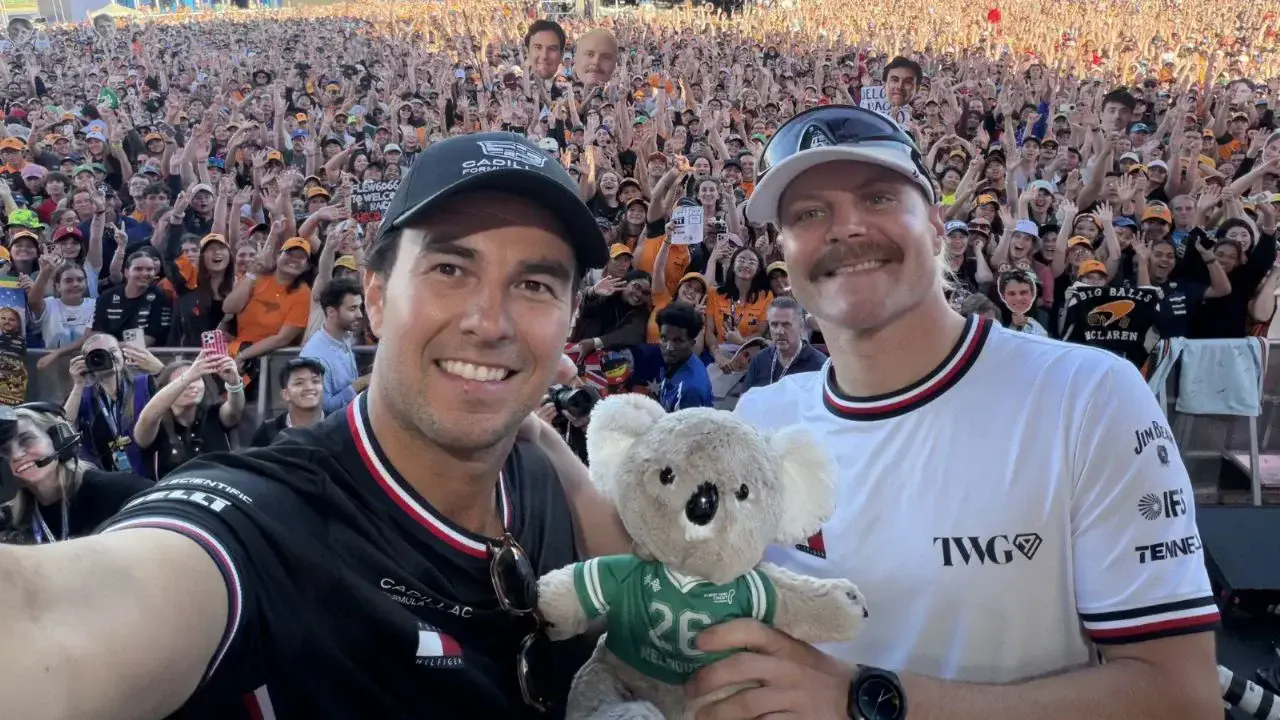 Checo Pérez y Cadillac reciben bienvenida cálida en el GP de Australia