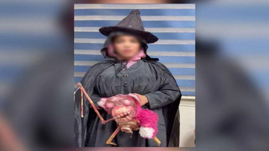 Detienen en Egipto a mujer disfrazada de bruja por lucrarse en redes