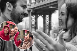 Ed Sheeran ayuda a fan a pedir matrimonio en Nueva York