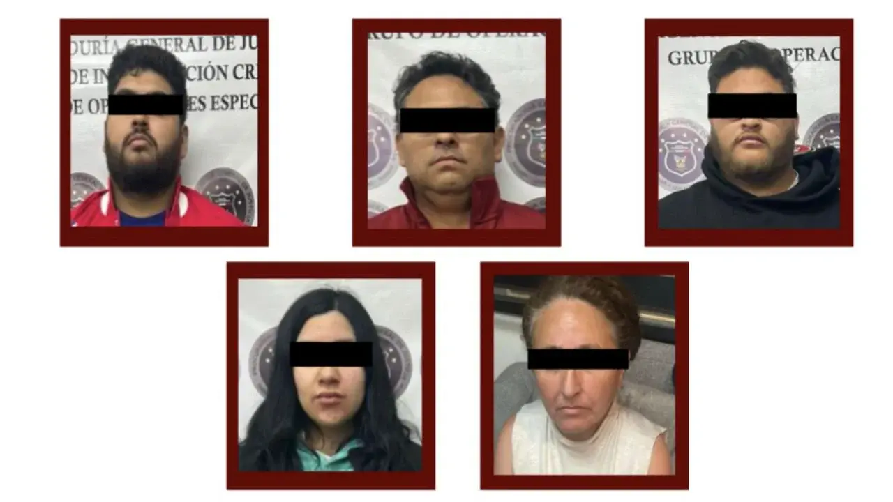 Empleado de Pemex y cuatro detenidos con armas y drogas en Pachuca
