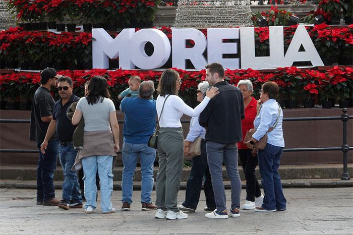 En Morelia, la mitad de turistas recibidos en febrero fueron extranjeros