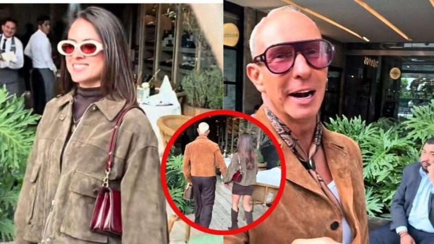 Erik Rubín, captado paseando con su nueva novia