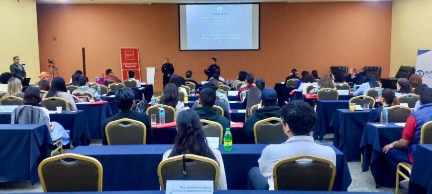 Escuadrón Antiextorsión capacita a ciudadanos de León en prevención del delito