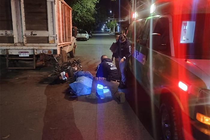Fallece motociclista tras choque en colonia Valle Dorado