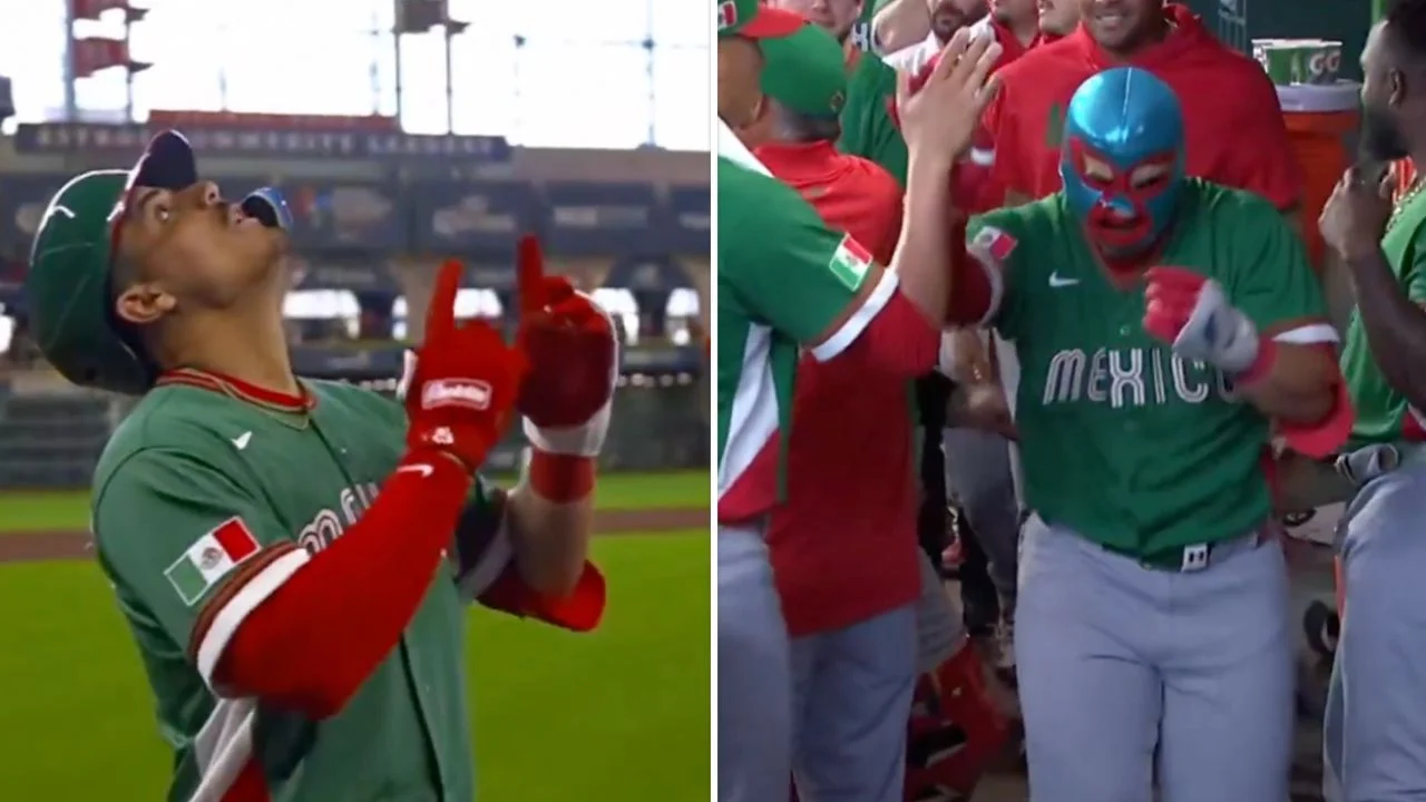 Ignacio Álvarez conecta primer jonrón de México en Clásico; celebra con máscara