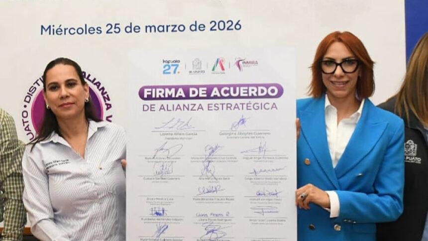 Irapuato firma convenio para garantizar derechos y protección de mujeres