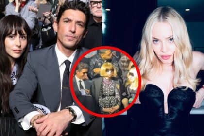 Madonna saluda a Zuria Vega con apretón de manos en Milán