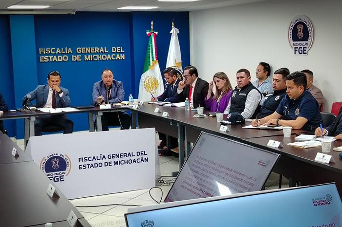 Morelia: Policía y Fiscalía ratifican colaboración en búsqueda de personas desaparecidas