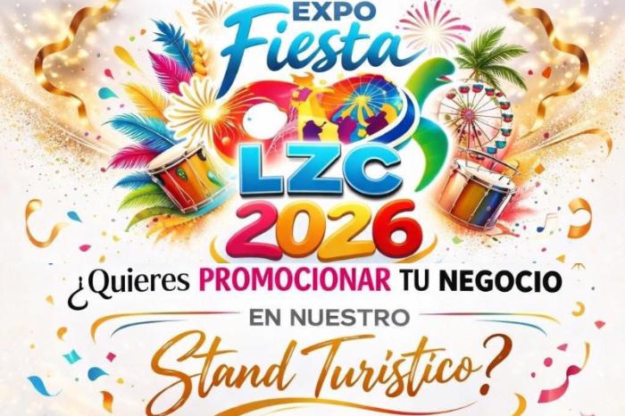 Promueven negocios locales en stand turístico de Expo Fiesta LZC 2026