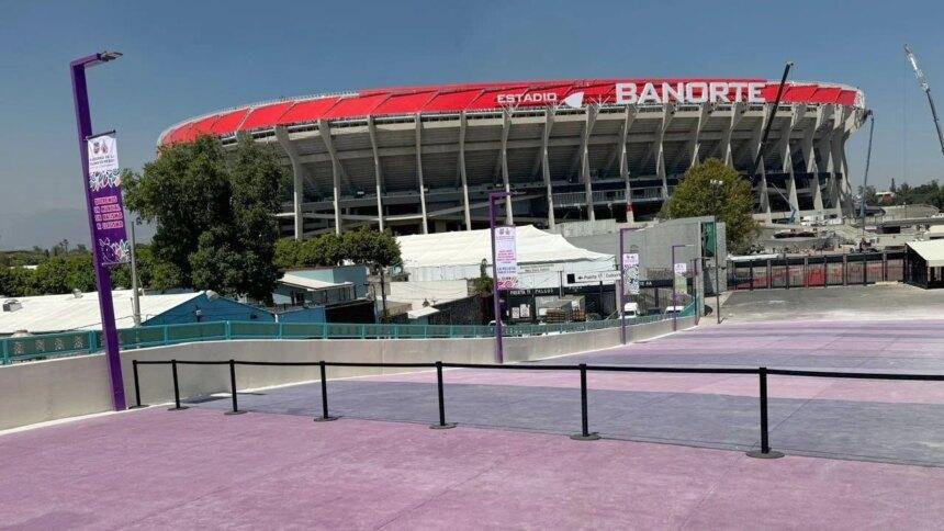 Reinauguración del Estadio Azteca enfrentará bloqueo de colectivos anti-Mundial