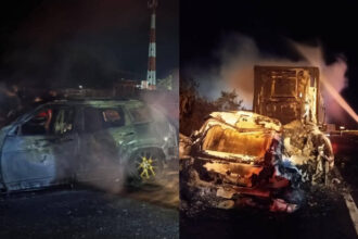 Se registran dos incendios por fallas mecánicas en carreteras de Michoacán